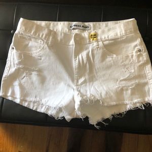 White shorts